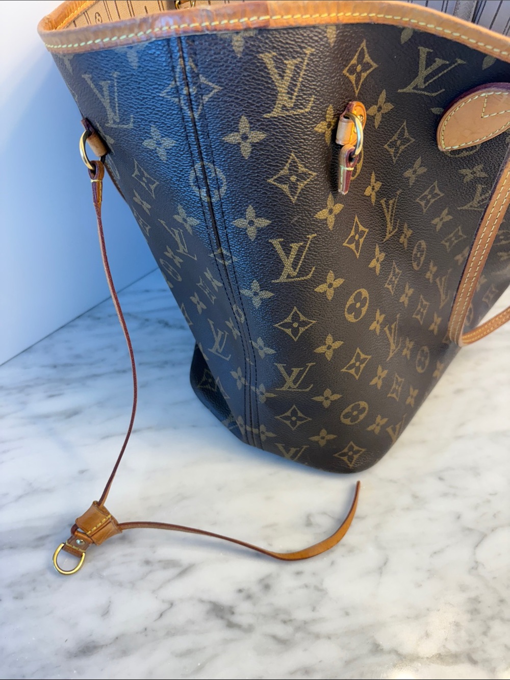 Vintage Louis Vuitton Monogram Canvas Neverfull MM - Picture 15 of 16